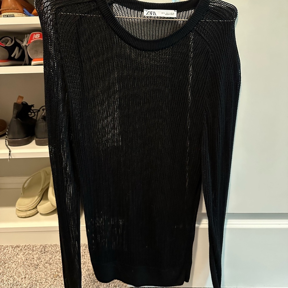 Zara Black Knit Sweater